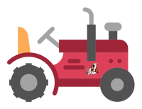 a tractor 